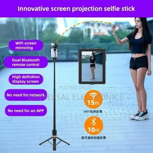 Pro Selfie_stick(Built-in Foldable Legs for Stable Support)