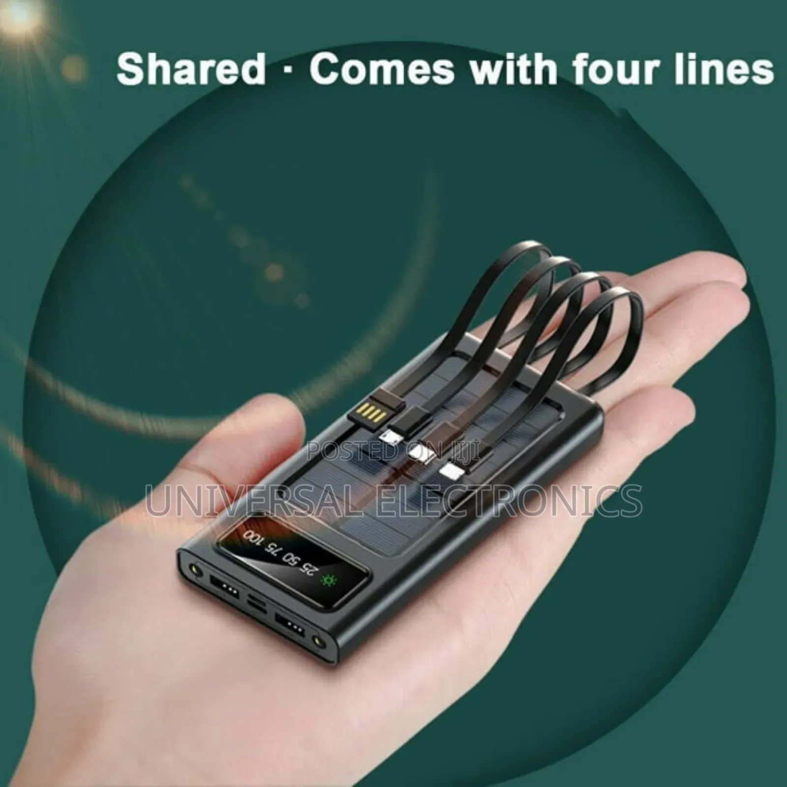 30kmah Power Storage – Charge Anywhere, Anytime