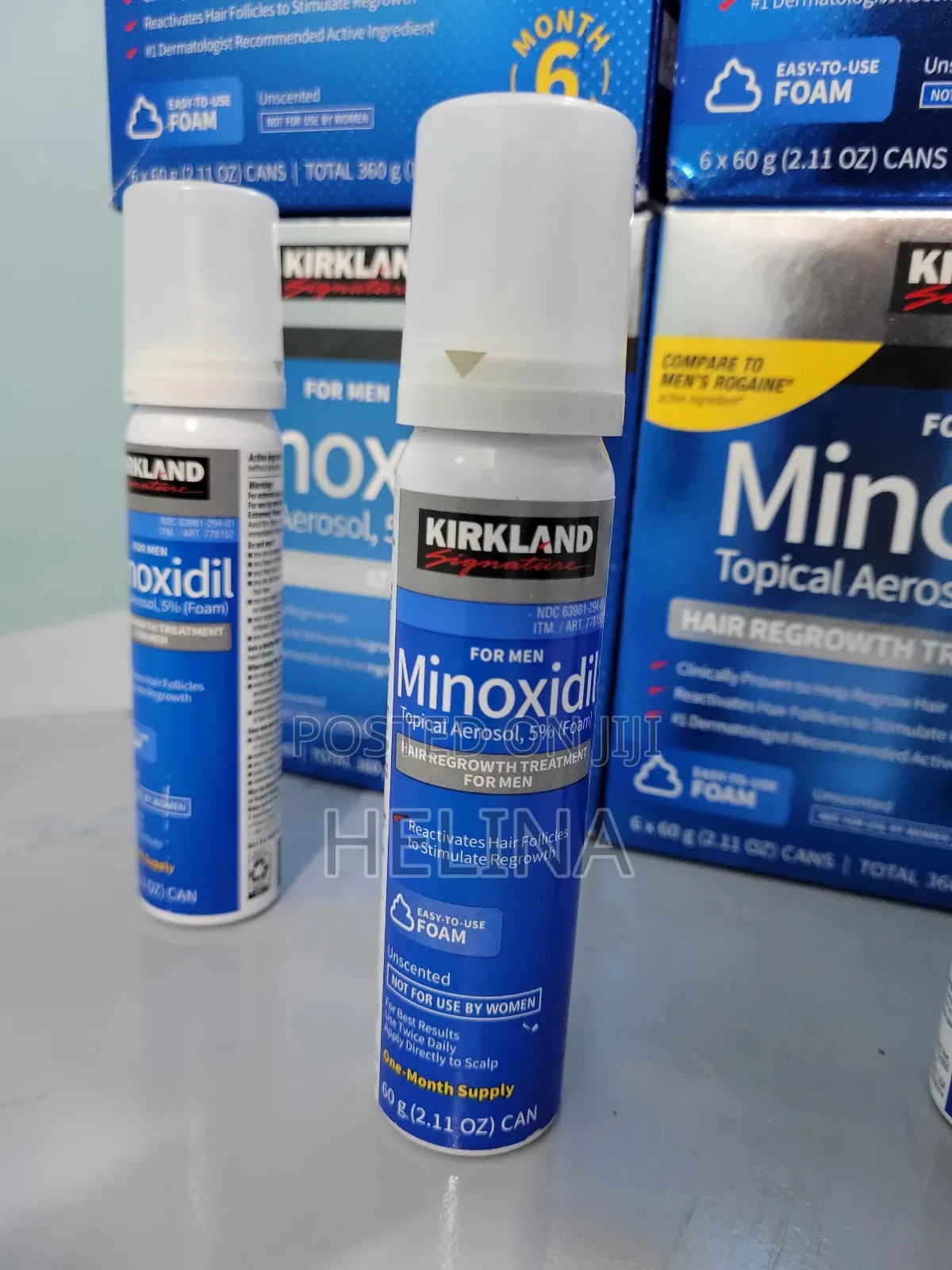 ለተመለጠ ፀጉር የሚሆን Minoxidil የማያሳክክ የማያቃጥል