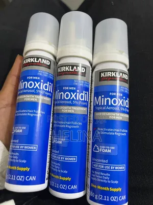 የፀጉር ማሳደጊያ ቅባት Original 5% Foam Minoxidil እኛ ጋር ያገኛሉ