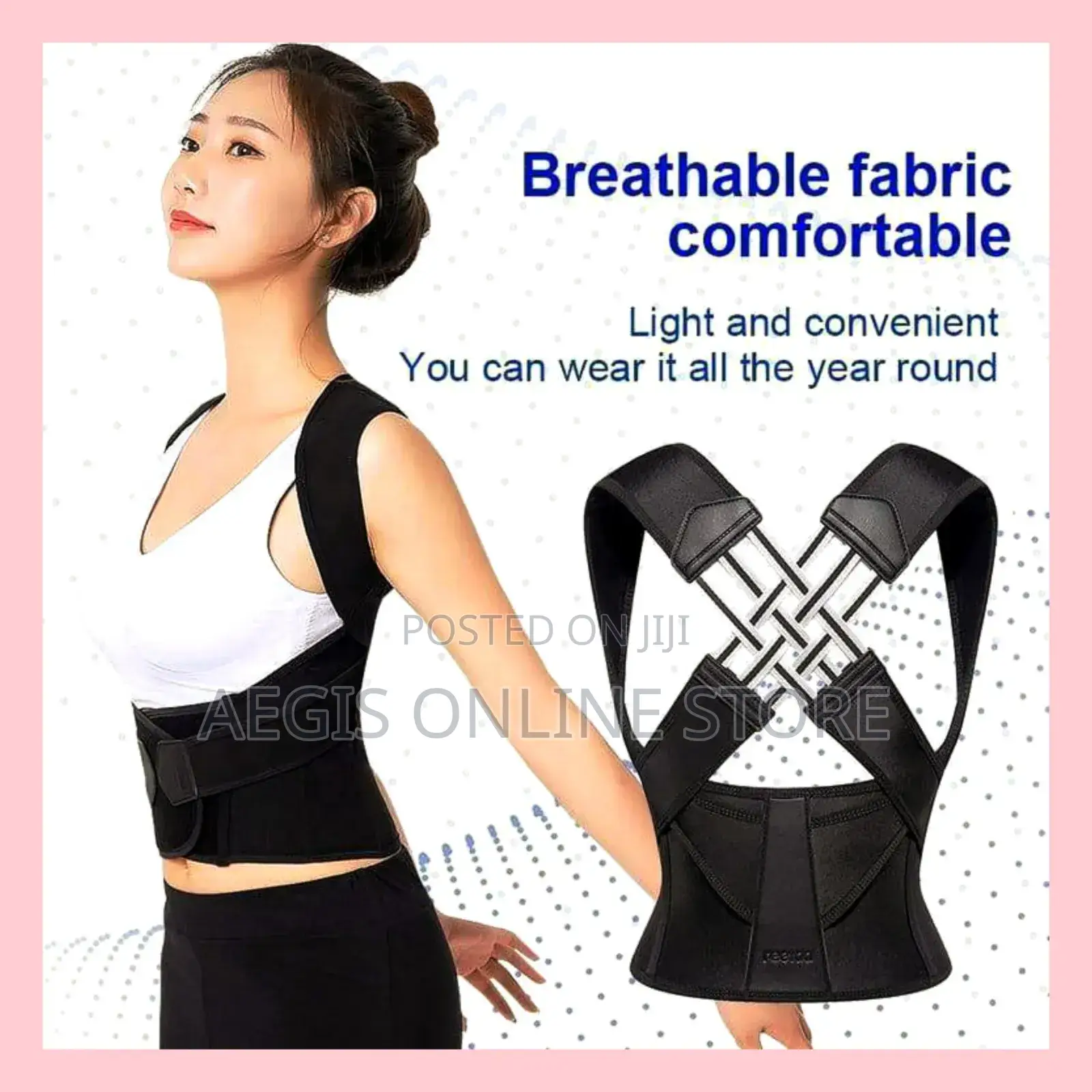 Adjustable Back Posture Corrector Belt