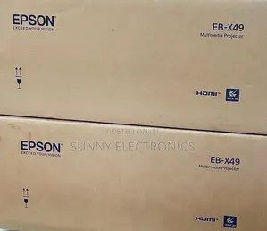 Brand New Epson Projector With Cartoon Eb -X49