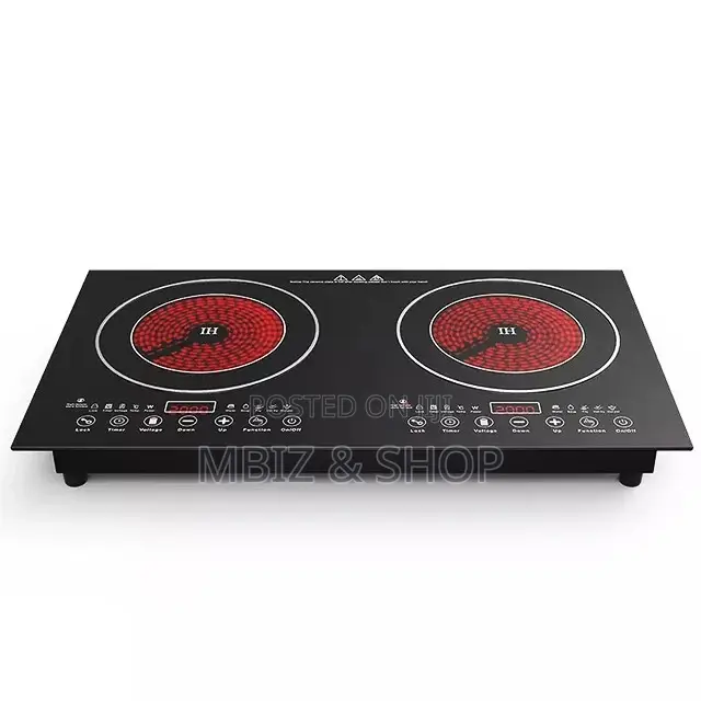 Double Infrared Plate Digital Stove