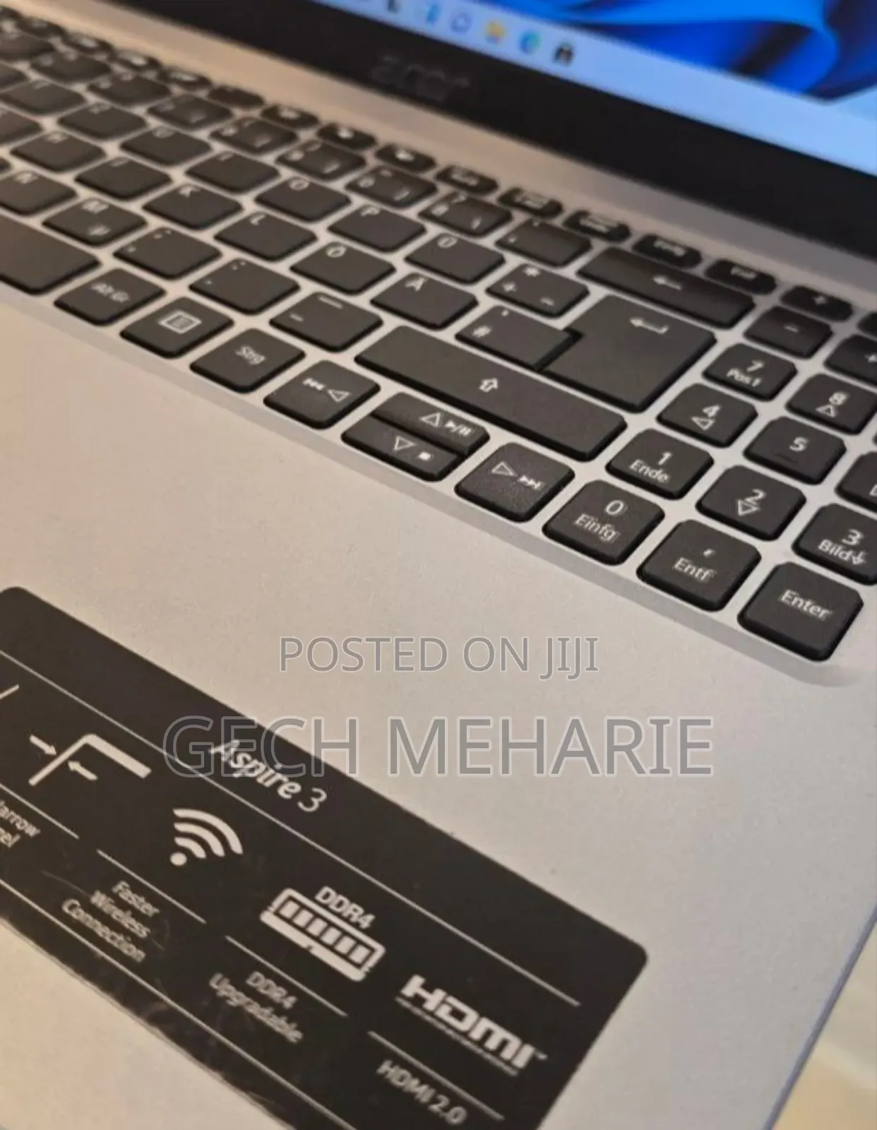 New Laptop Acer Aspire 3 8GB Intel Core I3 SSD 512GB