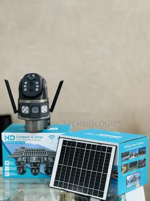 ያለ መብራት ያለ ዋይፋይ የሚሰራ Hd Smart 4g Solar Security Camera