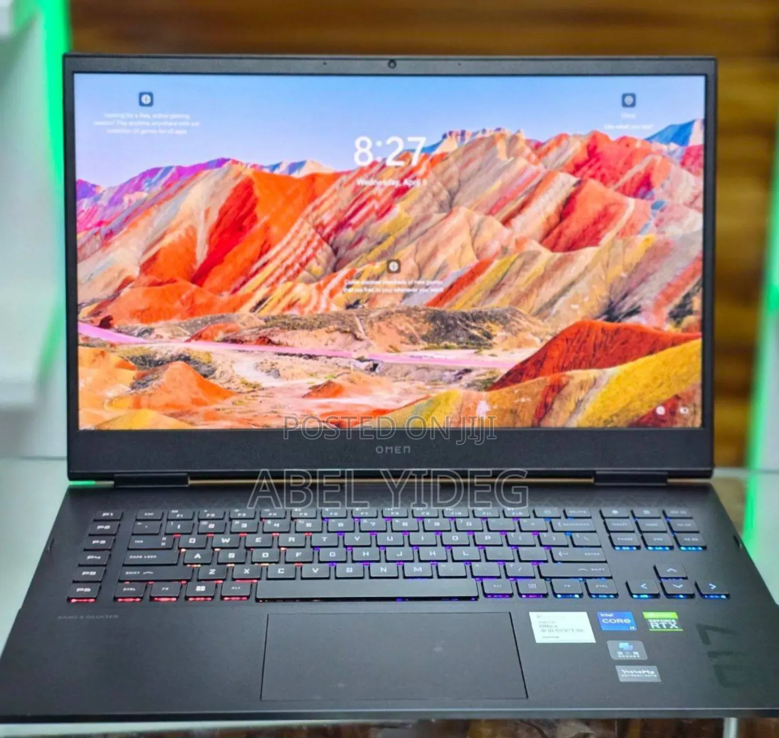 New Laptop HP Omen 17 16GB Intel Core I7 SSD 512GB