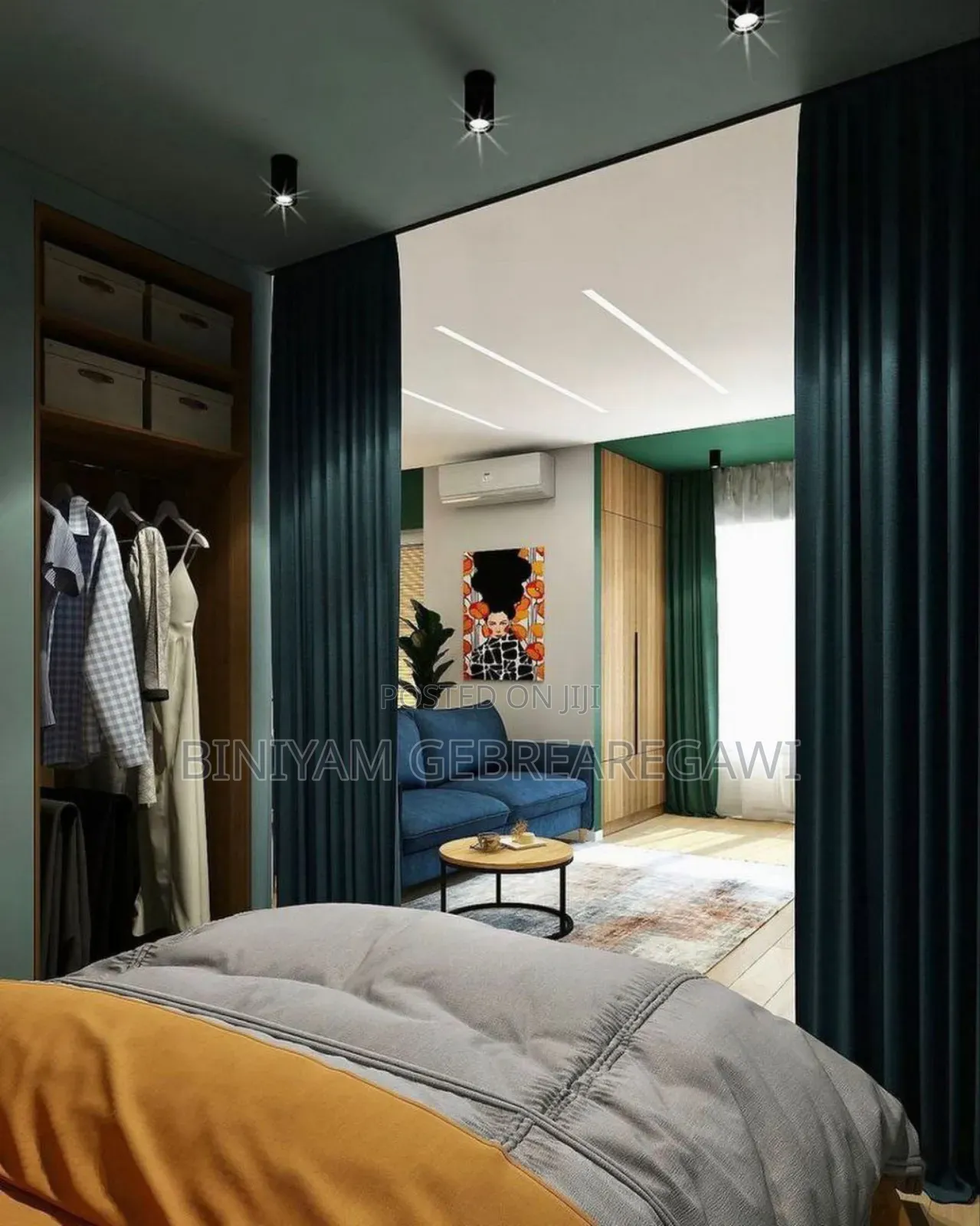 Furnished 1bdrm Apartment in Apartment, Yeka for rent