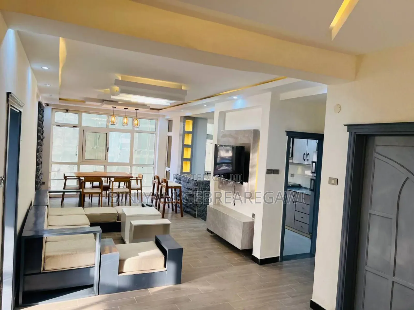 Furnished 9bdrm House in Hhouse, Yeka for rent