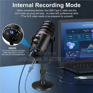 Original Jmary Podcaste Microphone With Rich Sound USB Power