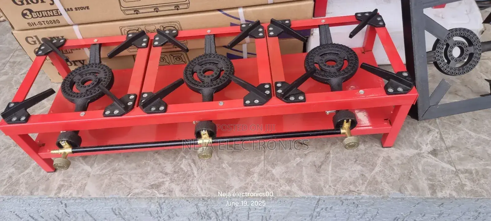 Gas Cookers Stoves Industrial 3-Parts Deliver