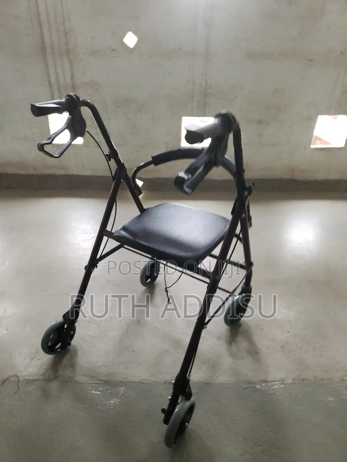 Foldable Walker With Four Wheel,藥物medical Walking Aid Bold