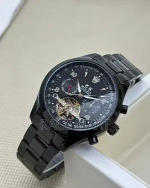 Blackout Elegance Watch