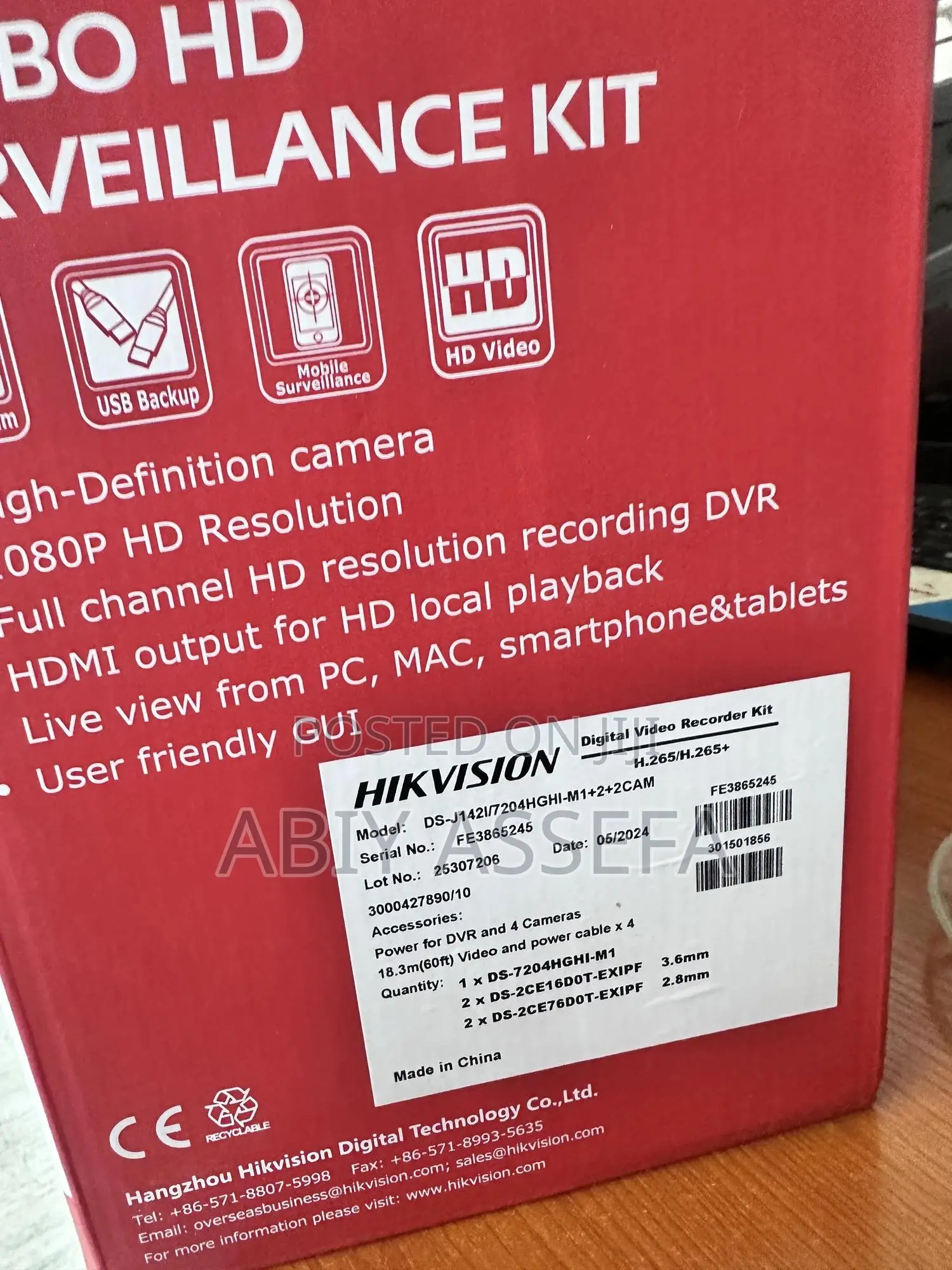 Hikvision Camera Surveillance Kit