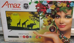 Amaz 50"Inch Tv Smart Android Amazing Life Tv