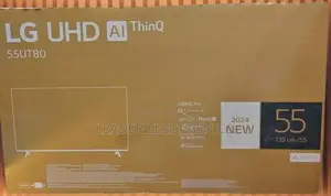 Lg Tv 55" Ut 80 4 K Ultra Hd New 2024 Letst