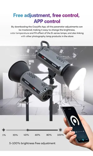 Photography Led Film 200 Watt Spot Light With True Colors