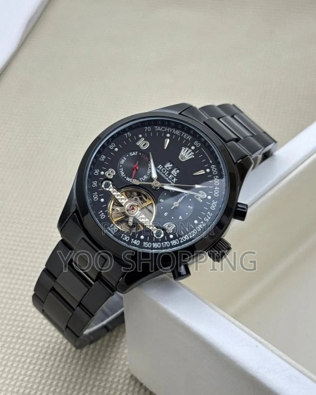 Rolex Blackout Elegant Watch for Men