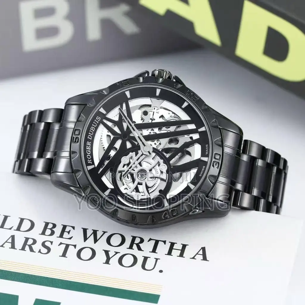 Roger Dubuis Automatic Black on Black Watch for Men