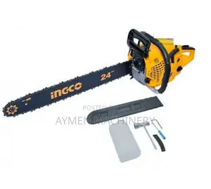 Ingco Chainsaw 24" 62cc ግንድ መሠንጠቂያ
