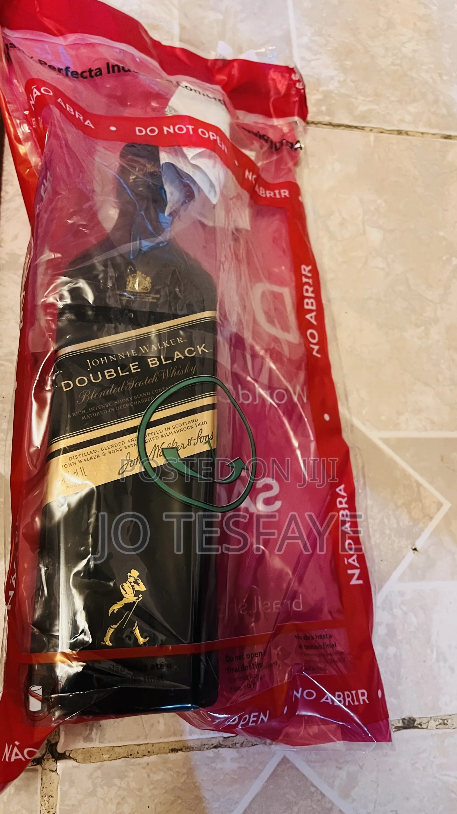 Double Black Whiskey