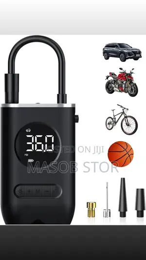 Wireless Car Air Pump / የጎማ መንፊያ