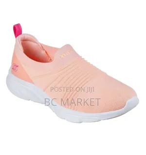 Orange Shoes Fir Ladies Skechers