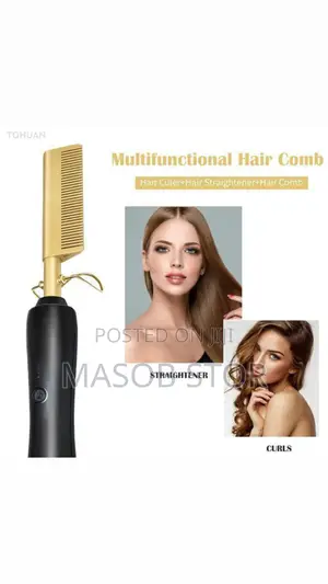 Electric Hair Styling Hot Comb / የፀጉር መተኮሻ