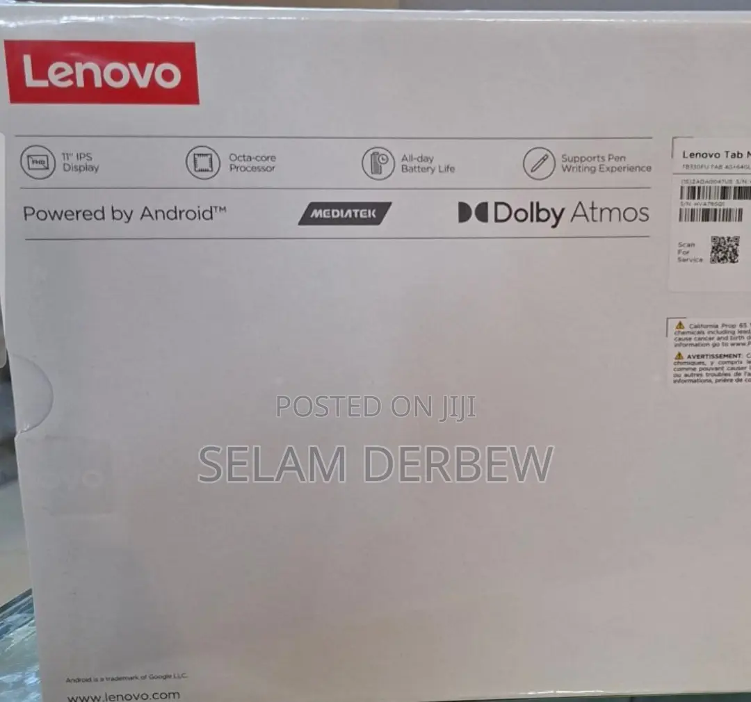 New Lenovo Tab M11 64 GB
