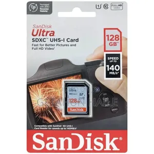 Sandisk Ultra 128gb Camera Memory Card Sdxc 128gb Memorycar