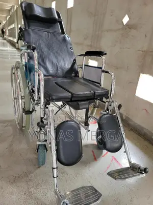 Toilet Wheelchairل毌x1pcs Hopkin Reclining Commode Wheelchair