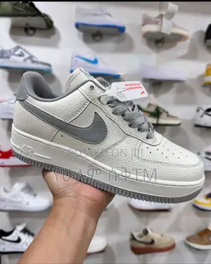 Original Nike Air Force 1 ‘07 Su19 ‘White/Light Grey’ Shoes