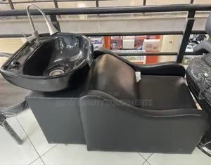 Hair Wash Basin With Fiber Bowl and Sofa Chair