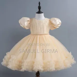 Mk- 0590 Princess Girl Party Costume Size: 1-6 Years