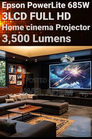 Epson Powerlite 685w 3lcd Full Hd Home Cinema Projector