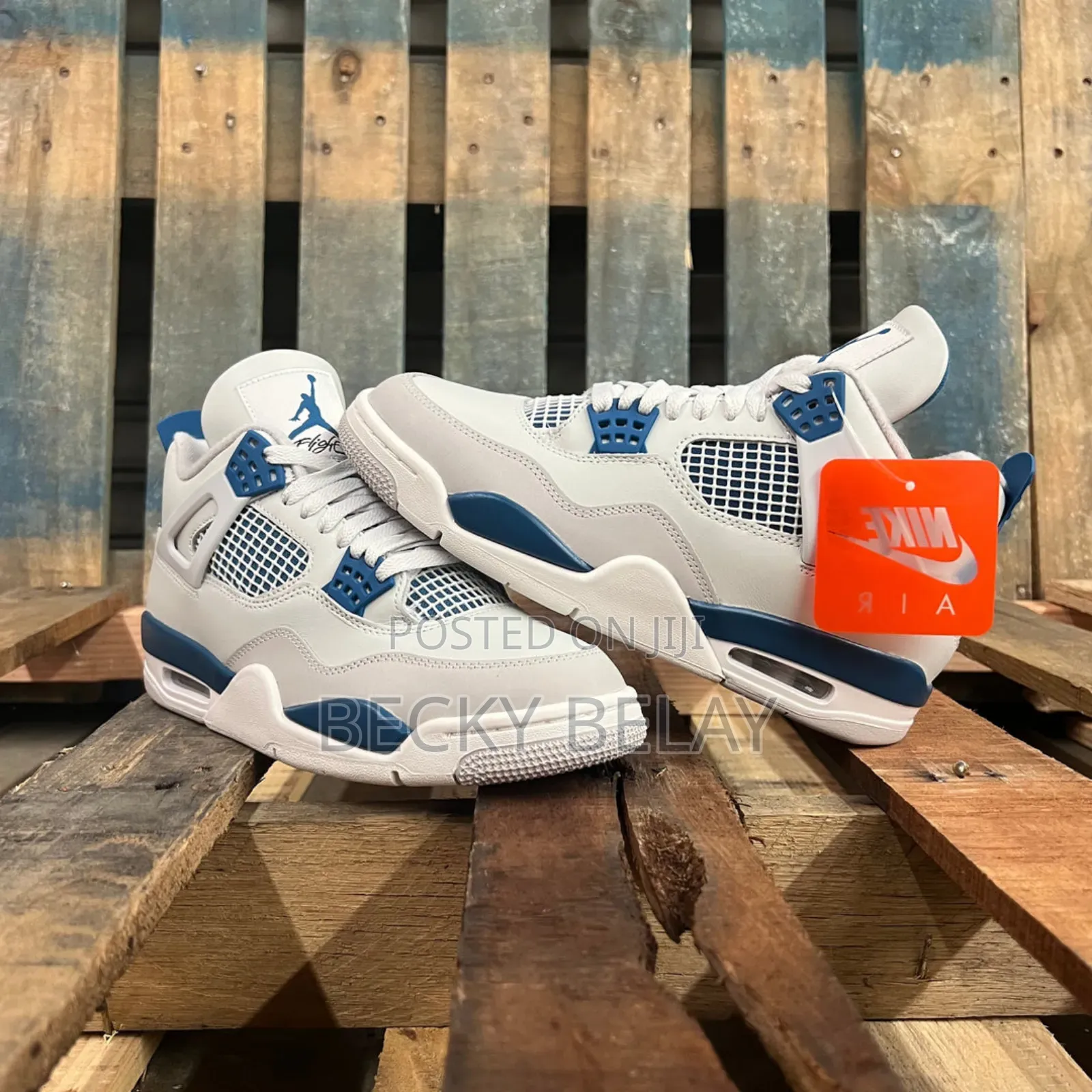 Air Jordan 4 Military Blue Shoes