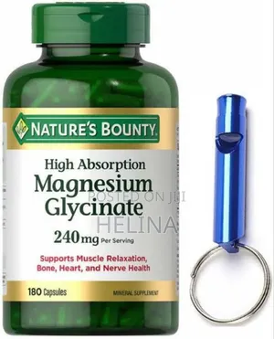 Pure Magnesium Glycinate :Nature's Stress Reliever