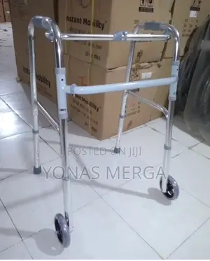 Aluminum U-Shape Folding Walker令وhandicap (Silver) (Walker