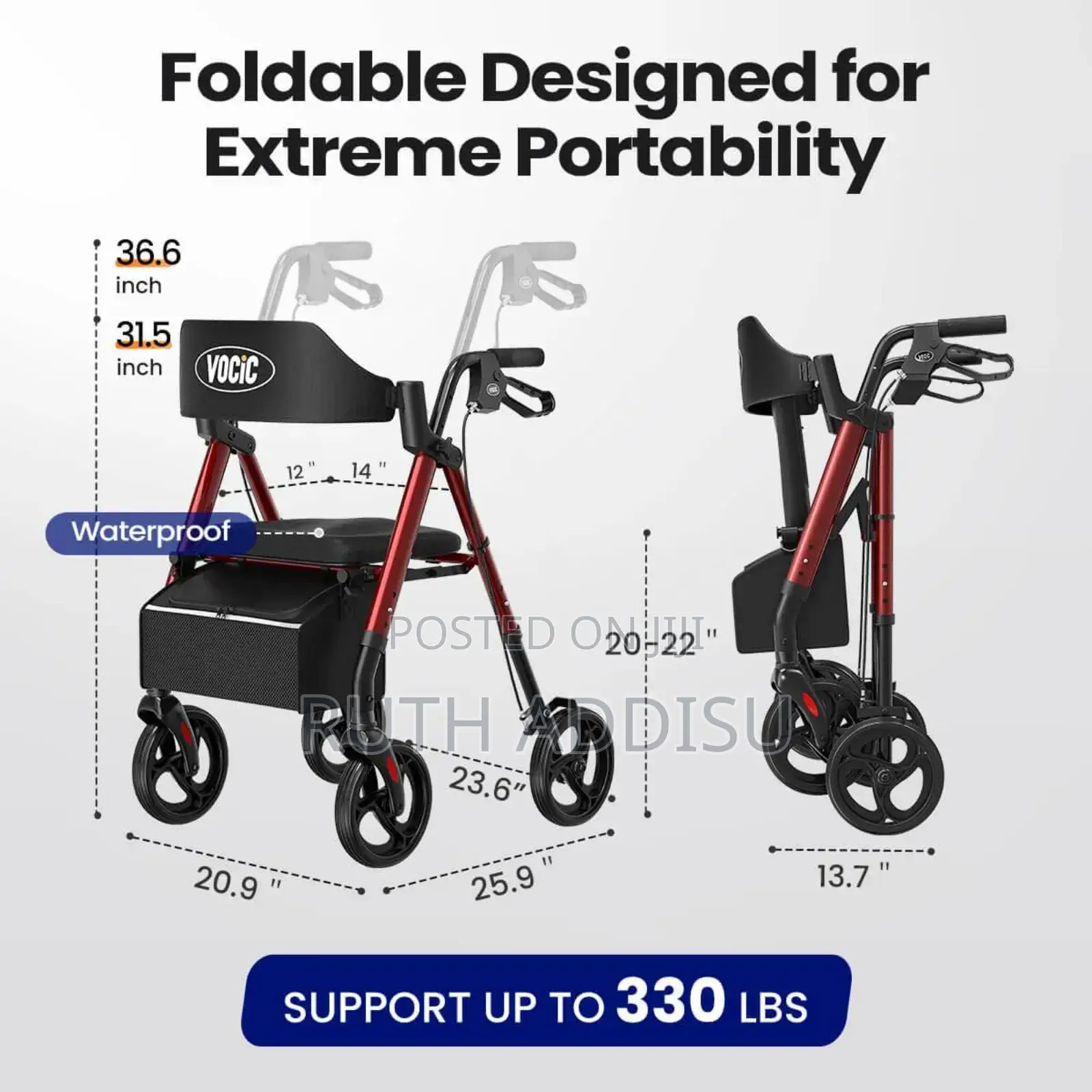 Foldable Walker Brand New Walker前面walker鬥士walker European