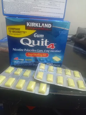 Nicotine 4mg 2mg | Stop Smoking Aid | ማስቲካ