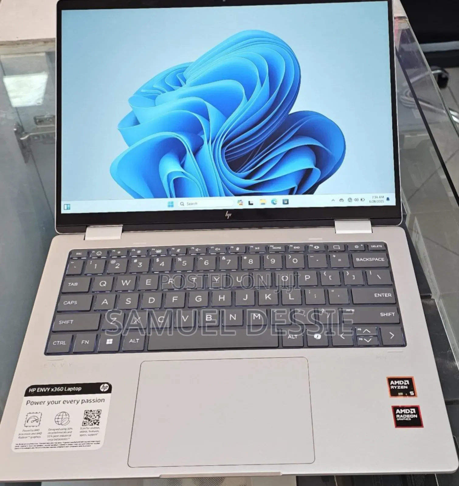New Laptop HP Envy 13 16GB AMD Ryzen 5 SSD 512GB