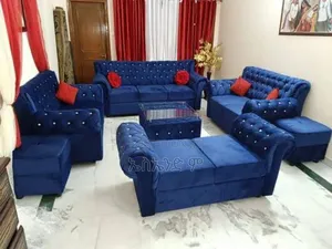 Velvet Vista Sofa Design With Table
