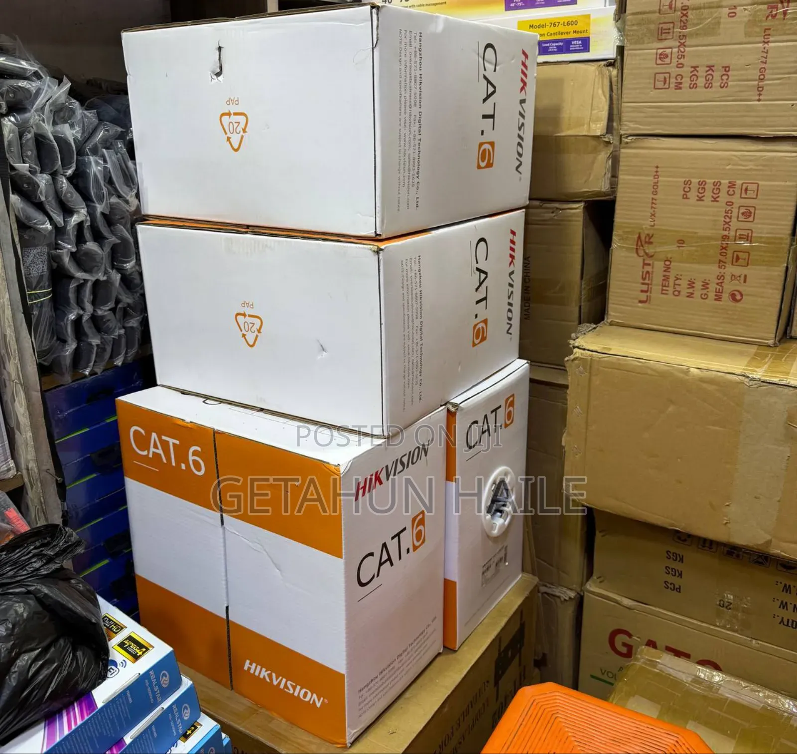 Hikvision Cat6 Cable 305m (80% Copper)