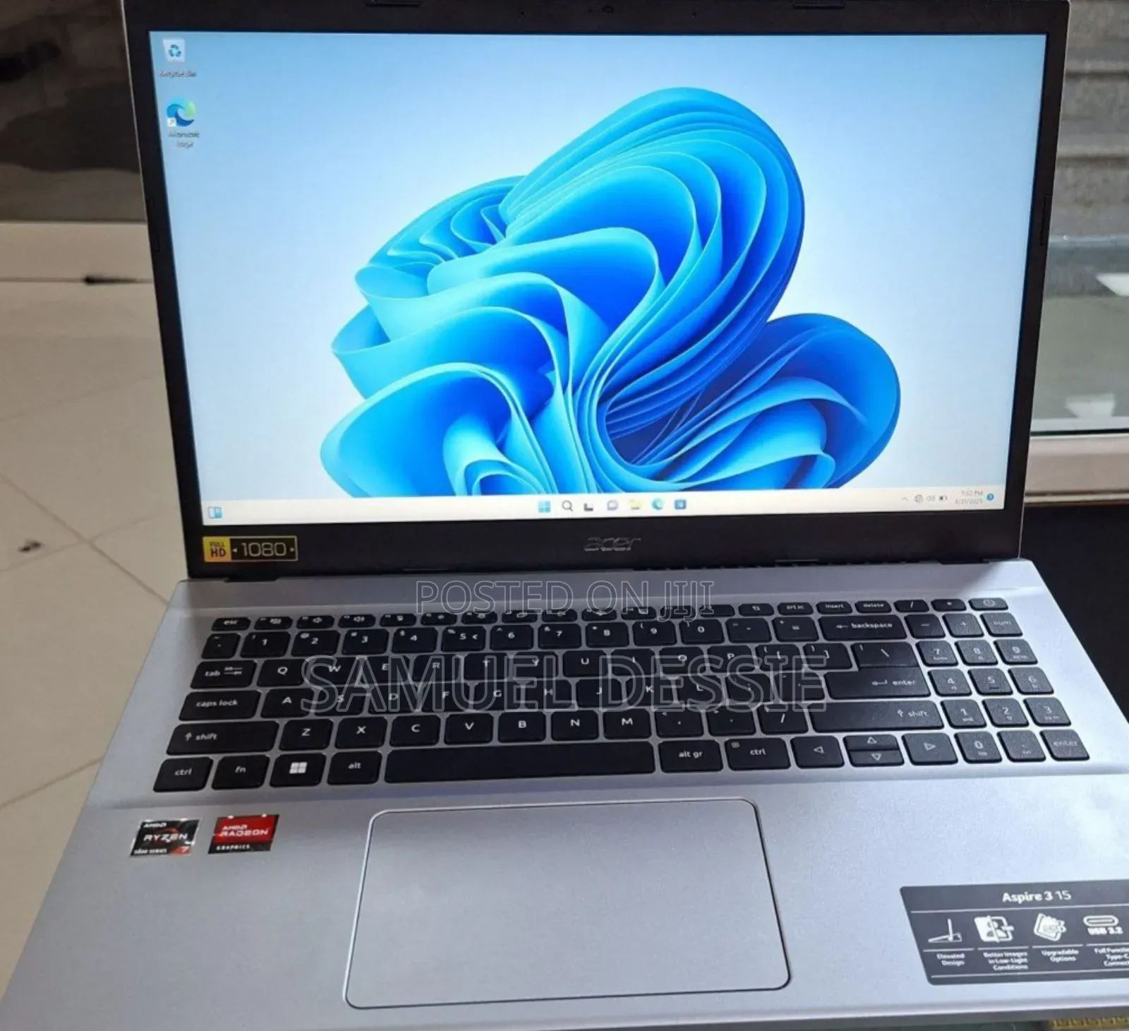 New Laptop Acer Aspire 3 16GB AMD Ryzen 7 SSD 512GB