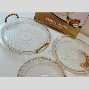 3set High Quality Acrylic Tray(ኦሪጅናል ማቅረቢያ)