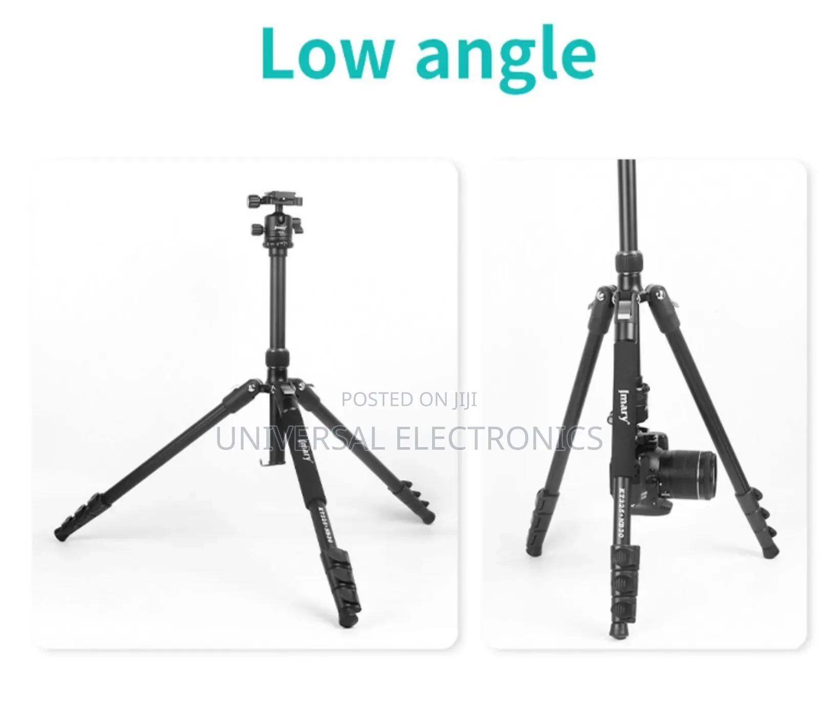 Jmary 2in1 Folded Aluminium Professional 360 Rotation Tripod