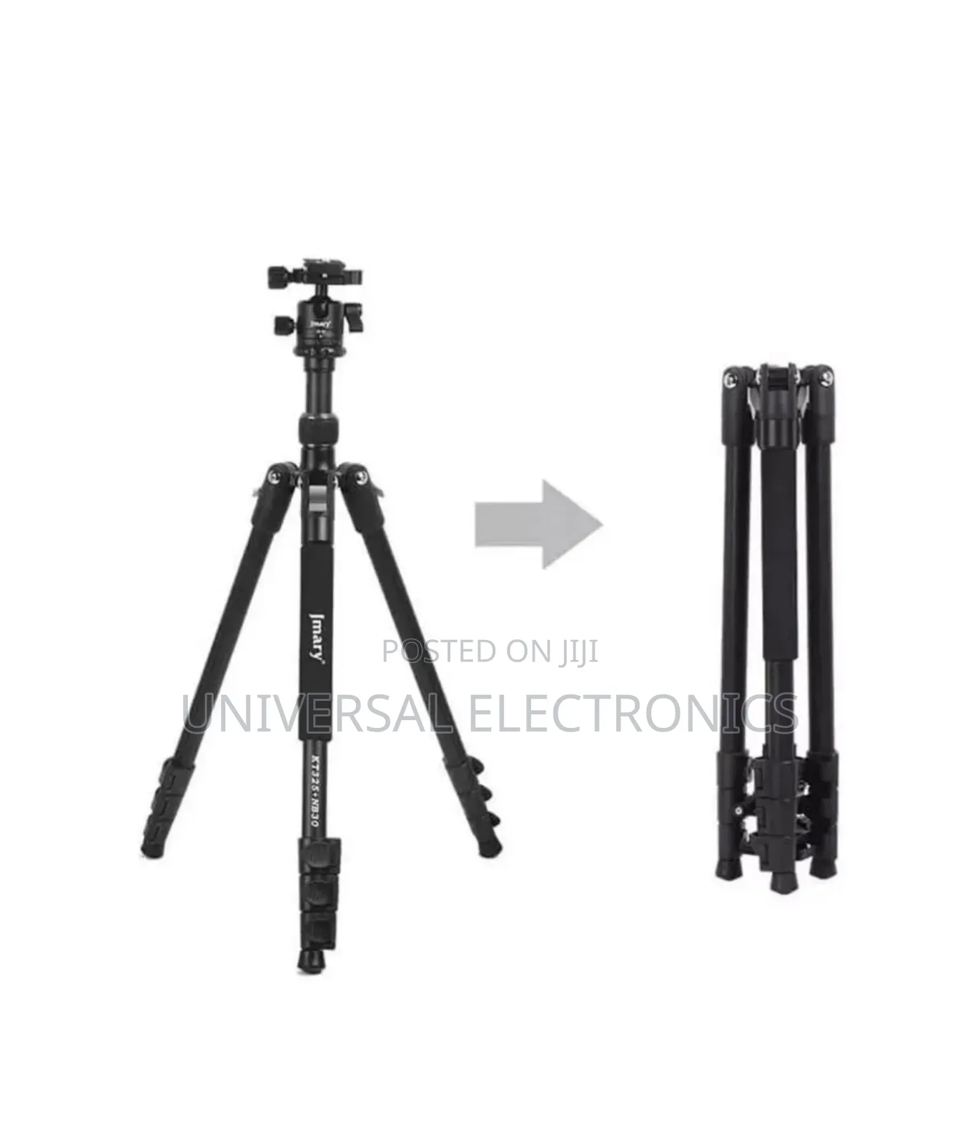 Jmary Professional Heavy-Duty Travel Tripod (Max 8kg)