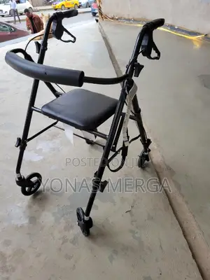 Walker Comfortable Backrestز鼕walker With New Brake Systems