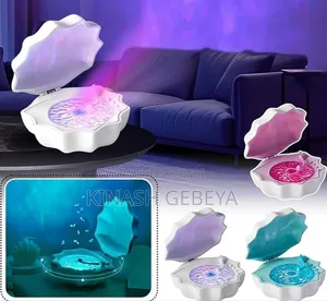 High Quality Shell Lamp With Bluetooth Speaker