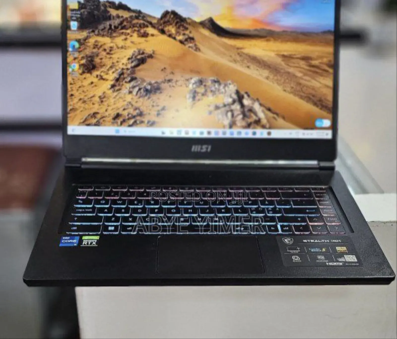 New Laptop MSI Stealth 16 AI Studio 16GB Intel Core I7 SSD 1T