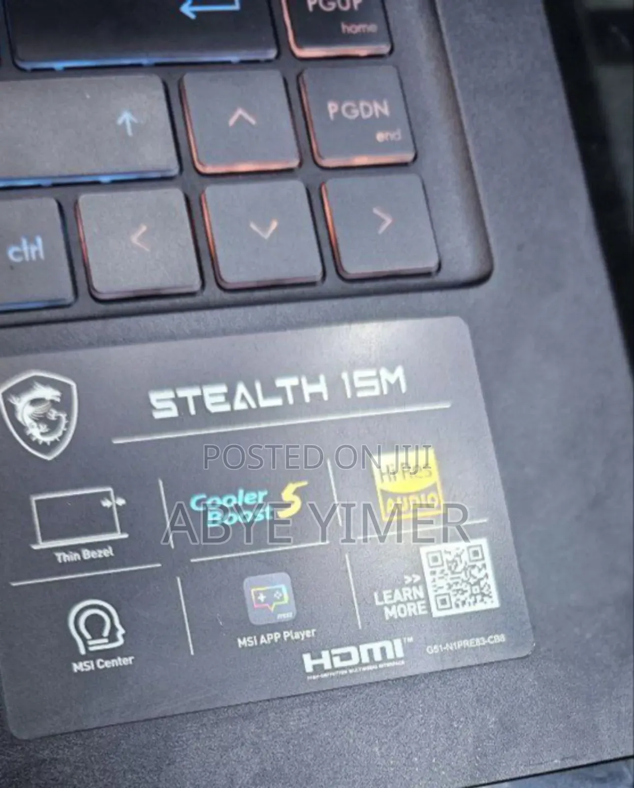 New Laptop MSI Stealth 16 AI Studio 16GB Intel Core I7 SSD 1T